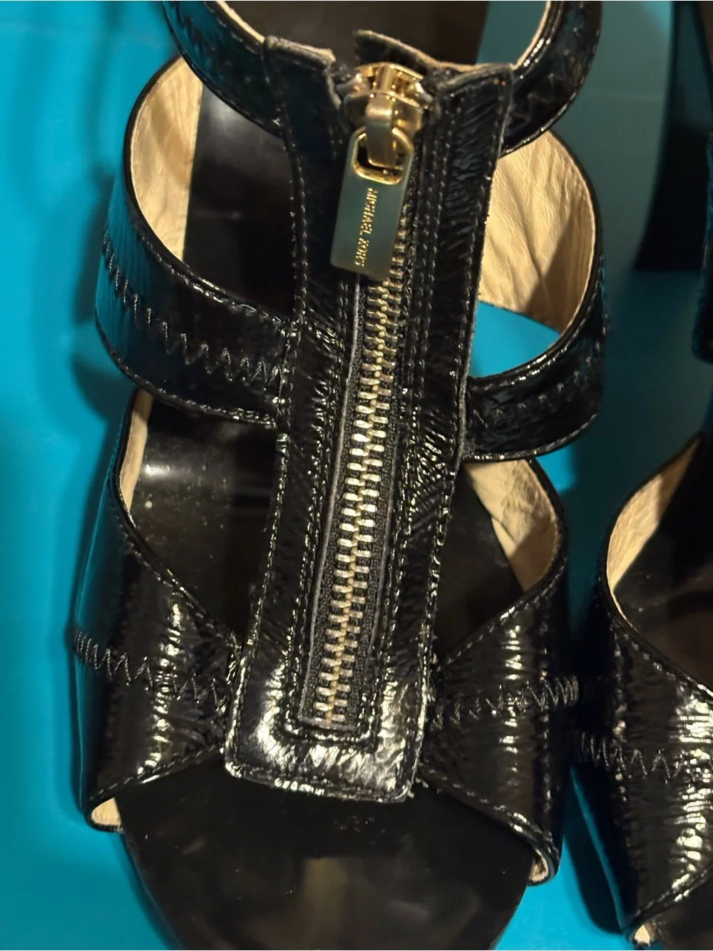 Michael Kors glossy patent